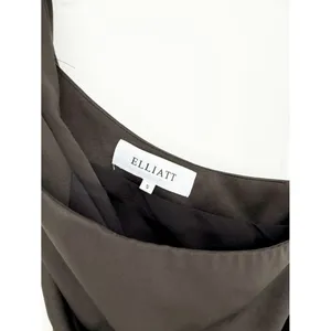 Elliatt Biarritz Satin One Shoulder Maxi Dress Women's Size S Black‎ Formal thumbnail 5