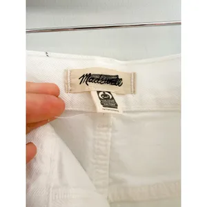 Madewell | NWT Low-Slung Baggy Jean White Wide Leg Denim | Sz 30 thumbnail 6
