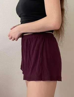 Tommy John maroon soft shorts thumbnail 4