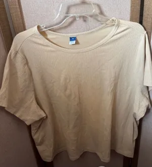 Old Navy Ribbed Short-Sleeve Tee 3X thumbnail 1