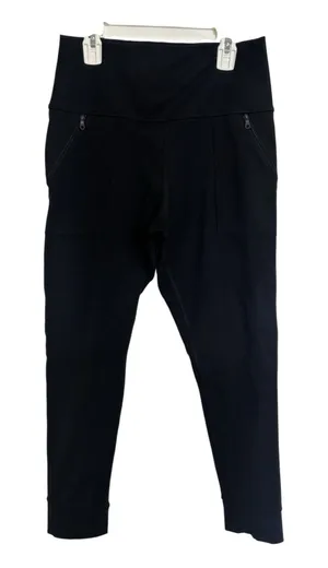 Aerie Black The Hugger Legging Hi-Rise Large Zipper Pockets Lounge Stretch thumbnail 1