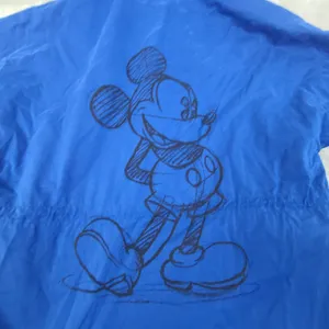 Disney Mickey Mouse Women's Royal‎ Blue Long Full Zip Jacket Size Large thumbnail 9