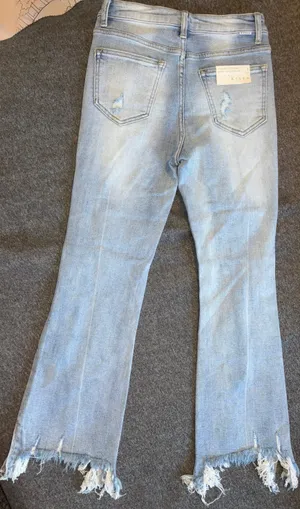 Risen Boutique High Rise Flare Jeans thumbnail 6