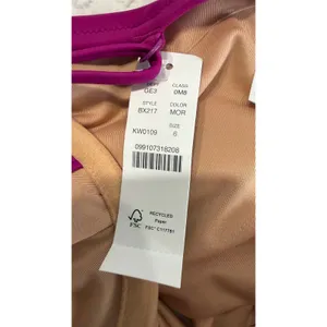 J.Crew Underwire One Piece Swimsuit Magenta Purple BX217 Size 6 NWT thumbnail 6