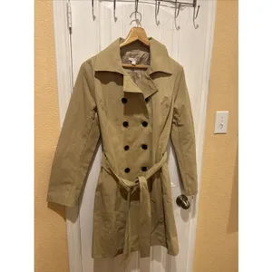 New York & Co Trench Coat, Sz: L thumbnail 4