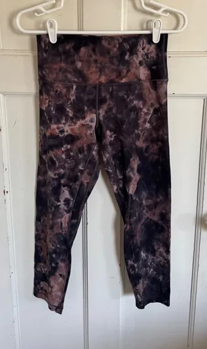 Lululemon Align High-Rise leggings in‎ a Diamond Dye Graphite Grey Pink Pastel thumbnail 1