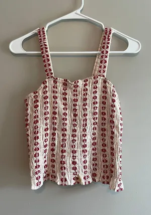 American Eagle Floral Tank Top thumbnail 2