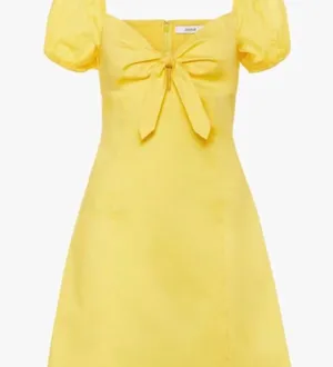JustFab Front Tie Mini Dress WMNS Sz S NWT. thumbnail 1