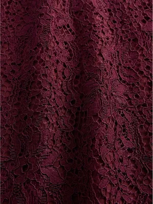 Gap Lace Maxi Skirt NWT Tuscan Red Large thumbnail 5