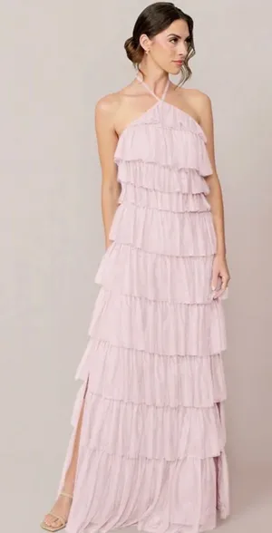Revelry Carrie Tulle Dress - petal pink thumbnail 2