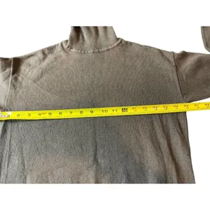 Gap Brown Pullover Soft Turtleneck Sweater Bishop Sleeve Cashmere Blend S thumbnail 9