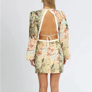 NWT Significant Other Madrid Cut-Out Floral Mini Dress thumbnail 2