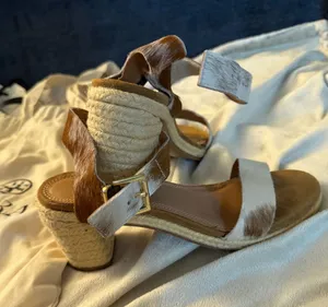 Myra Gracie hand tooled sandals thumbnail 1