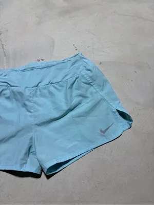 Nike Women's Light Blue Athletic Running Shorts medium thumbnail 2