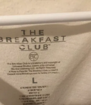 The Breakfast Club Tee White Size L thumbnail 3
