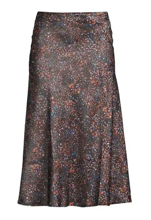 NWT Time and Tru Women's Satin Midi Skirt with Side Slit, Size: M thumbnail 5