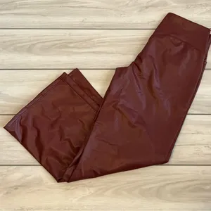HALARA High Waisted Tummy Control Stretchy Flare Pant Brown XL NWT IN PACKAGE thumbnail 6