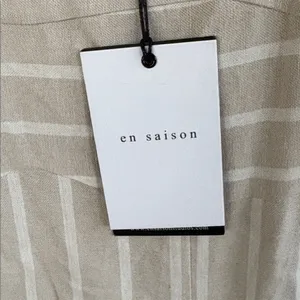 NWT Anthropologie En Saison Cecilia Puff Sleeve Linen Blend Mido Dress Size XS thumbnail 4
