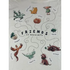 Harry Potter Graphic Tee Cream Size M New Without Tag thumbnail 2