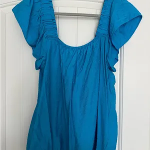 Lilly Pulitzer Vibrant Blue Blouse thumbnail 1