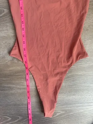 Alo Mesh Sheer Illusion Bodysuit - Soft Terracotta thumbnail 7