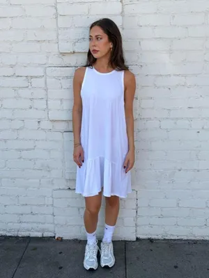 NWT Sweaty Betty white tennis dress size M #tennis #activewear thumbnail 4