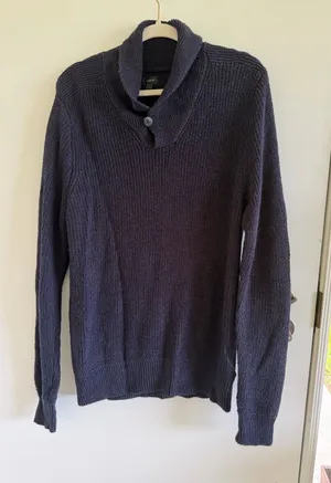 J. Crew linen cotton blend mockneck sweater thumbnail 1