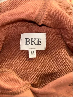 BKE Hoodie Womens M Brown Tan Cotton Pullover thumbnail 8