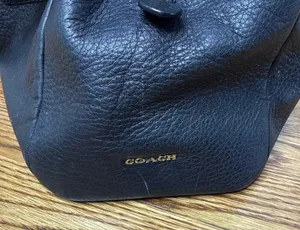 Madison Phoebe Shoulder Bag Black Grained Leather 3 Compartments 26224 thumbnail 5