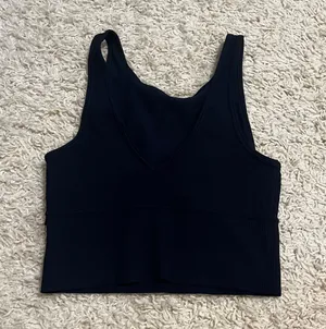 Lululemon Power Pivot Tank Navy Size 4 thumbnail 4