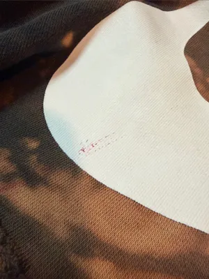 Nike Black & Orange Acid Wash Tie-Dye Cropped Sweatshirt thumbnail 3