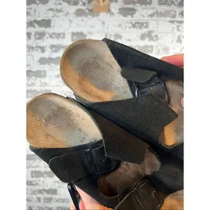 Birkenstock Birkis | black leather Arizona sandals 38 thumbnail 4