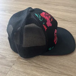 Volcom Black and Pink Floral Women's Cap thumbnail 4