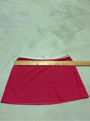 Victoria’s Secret Women’s Pink swim Skirt with White Waistband medium y2k thumbnail 2