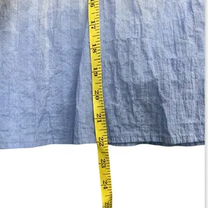 We The Free Free People Blue Ombré Chambray Combo Sleevless Top Size Medium thumbnail 6
