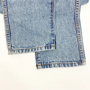Revice Denim Frontrunner High Rise Distressed Straight Leg Jeans Grand Prix Light Wash thumbnail 12