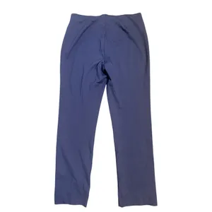 Peace of Cloth Navy Blue Pull On Slim Straight Leg Pants Womens Medium Stretch thumbnail 3