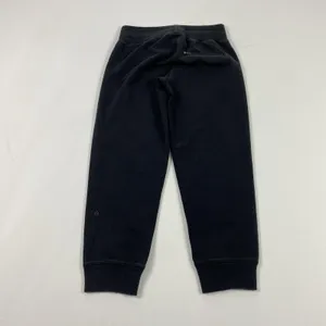 Lululemon Jogger Pants Womens 2 Black Ribbed Cuffs Back Zip Pocket Logo Lounge‎ thumbnail 10
