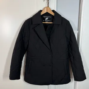 BCBGMAXAZRIA Women's‎ Quilted Water Resistant Blazer Black Size Medium normcore thumbnail 8