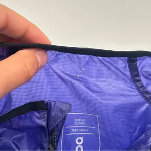 On Cloud Running Women's Half Zip‎ Zero Jacket Twilight Size Medium Purple thumbnail 7