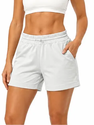 Lululemon Softstreme™ High-Rise Short 4" size 4 cream thumbnail 1