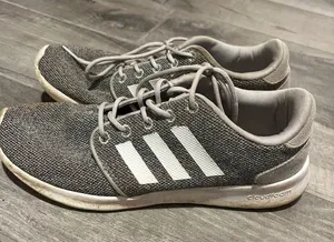 Adidas Grey Cloudfoam tennis shoes thumbnail 5