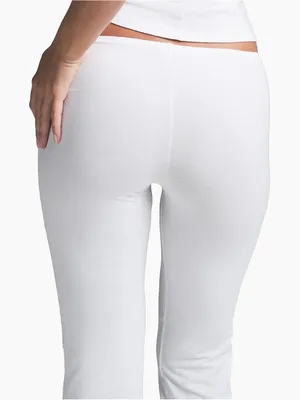 Skims cotton Jersey heart leggings white. NWT thumbnail 3
