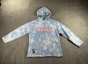 Disney Mickey Mouse Hoodie‎ Women Large Winter Snowflake Pullover thumbnail 1