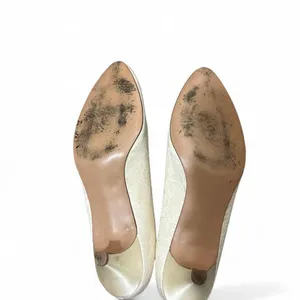Vintage 80s Fashion 10 Endicott Johnson Ivory Lace Kitten Heel Pumps thumbnail 6