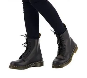 Dr. Martens 1460 Women's Black Lace-Up Combat Boots thumbnail 1