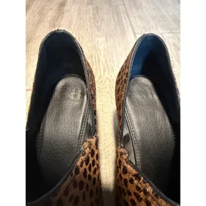GB Giani Bini Leopard Print Calf Hair Shooties Brown Block Heel‎ Booties Size 8 thumbnail 12
