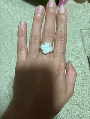 Clover ring size 8 Gold thumbnail 2