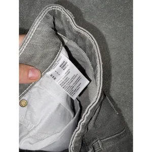 American Eagle Jeans Womens 4 Gray Stovepipe High Rise Straight Leg Stretch‎ thumbnail 5