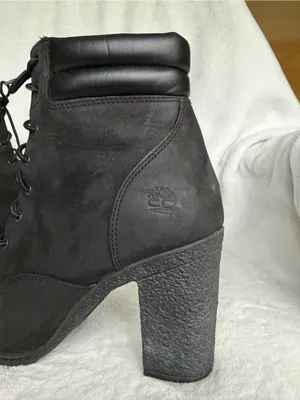 Timberland Womens Tillston 6 In Medium Leather Boot Size 9 Black thumbnail 10